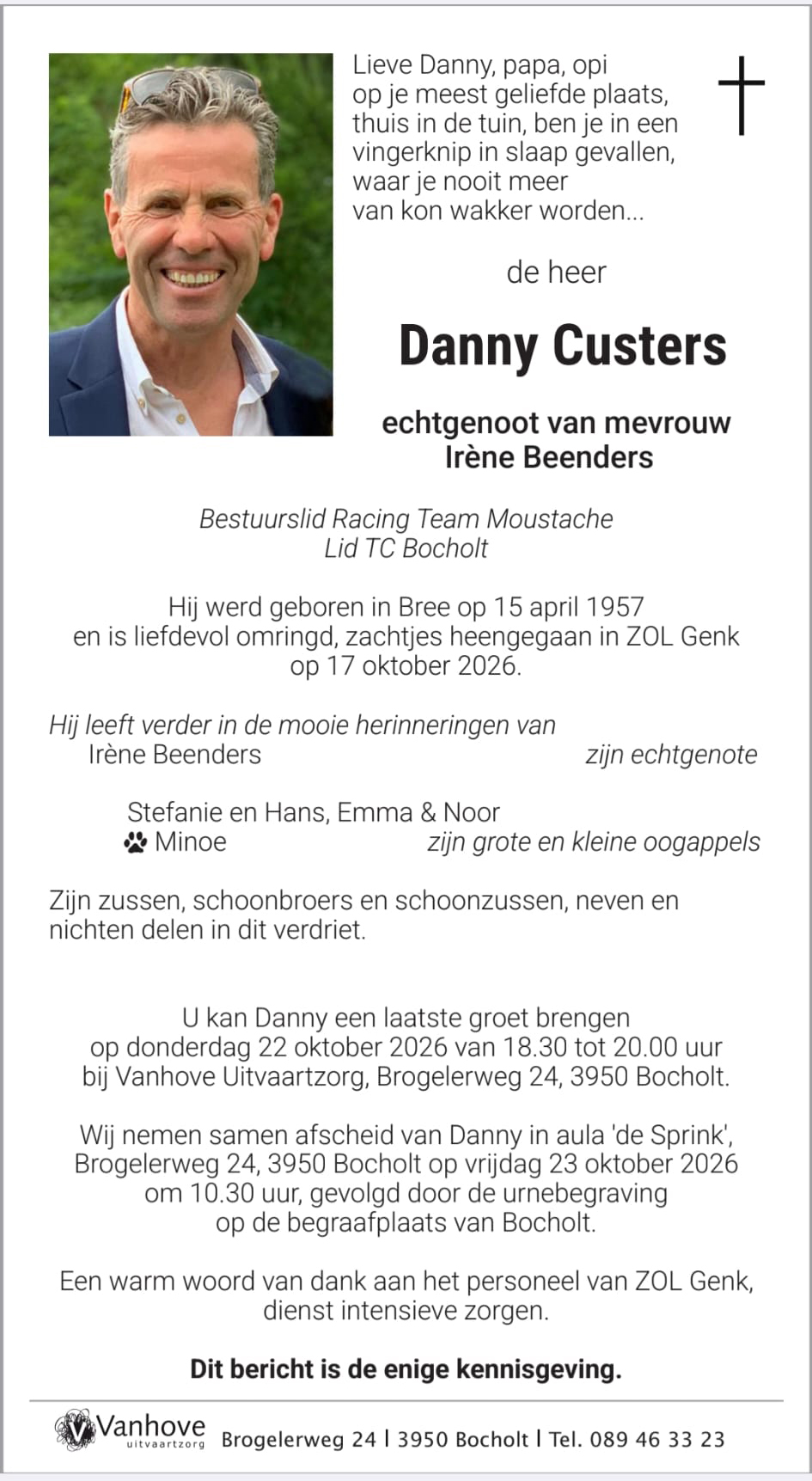 R.I.P. Danny Custers